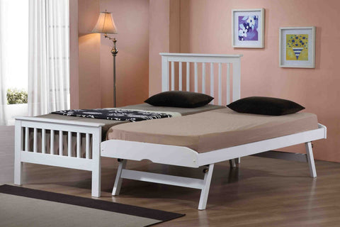 Flintshire Furniture Pentre Guest Bed In White-Better Bed Company 