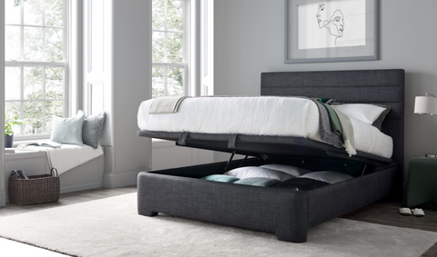 Kaydian Appleby Slate Ottoman Bed Frame-Better Bed Company 