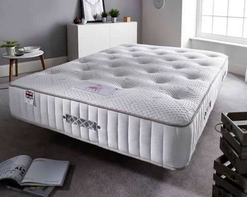 Aspire Furniture Natural Wool And Cashmere Pocket Mattress-Better Bed Company 