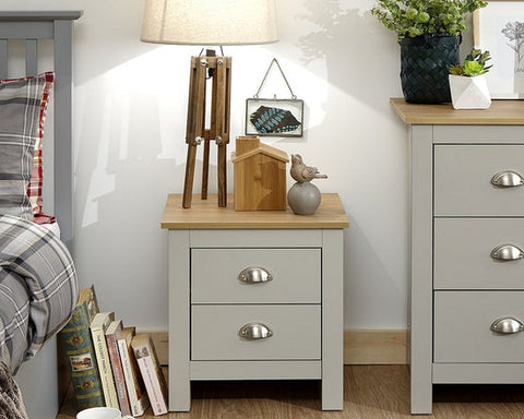 GFW Lancaster 2 Drawer Bedside-Better Bed Company 