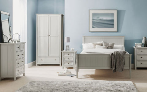 Julian Bowen Maine Grey Bed Frame-Better Bed Company 