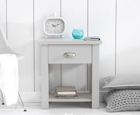 Grey Bed Side Table 