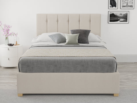 Better Rorier White Fabric Ottoman Bed-Better Bed Company 