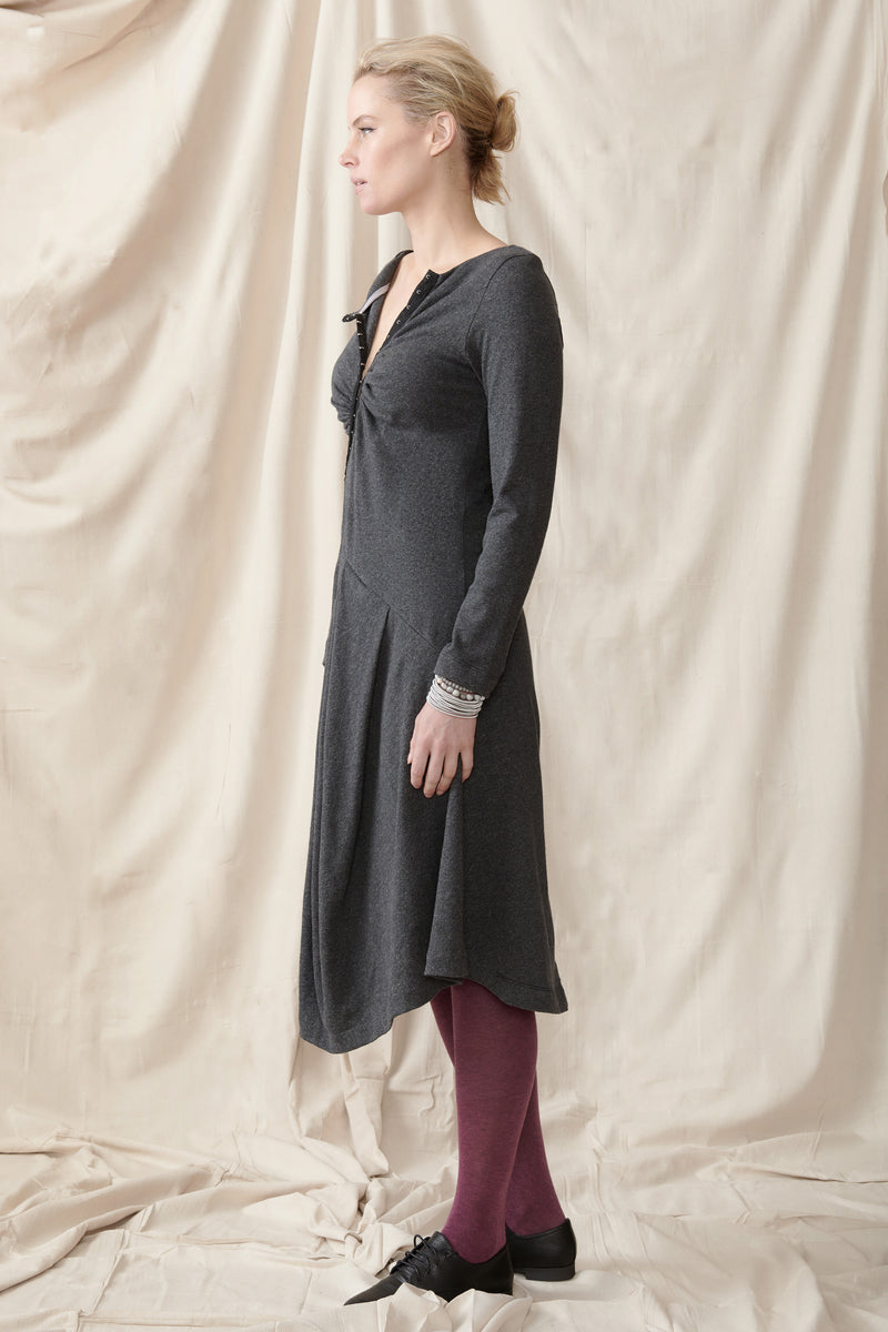 KALNA Hemp/Cotton peplum dress-
