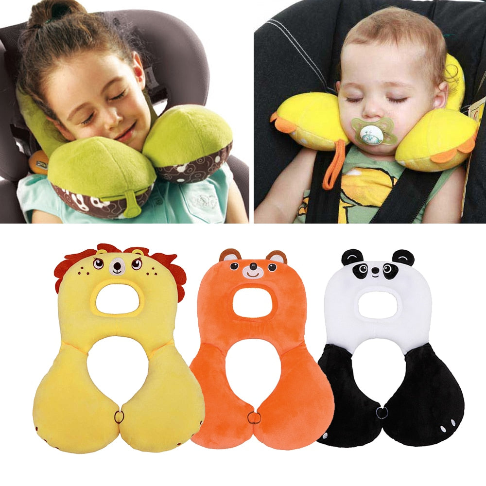 Coussin De Voyage Tour De Cou Enfant Bebe Animaux Stock De Cadeaux