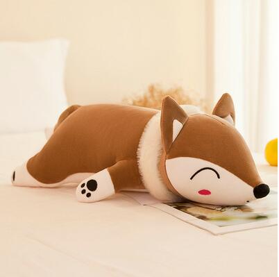 peluche renard geante