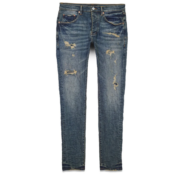 Buy PURPLE BRAND Low Rise Skinny Jeans 'Optic Patch Repair' - P001