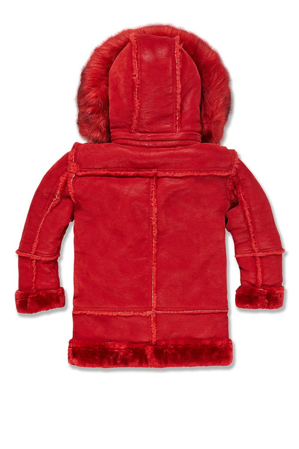 Jordan Craig Kids El Jefe Shearling Moto Jackets - Red - JC91536K – Action  Wear