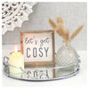 Sliver Mirror Candle Tray -2 Sizes