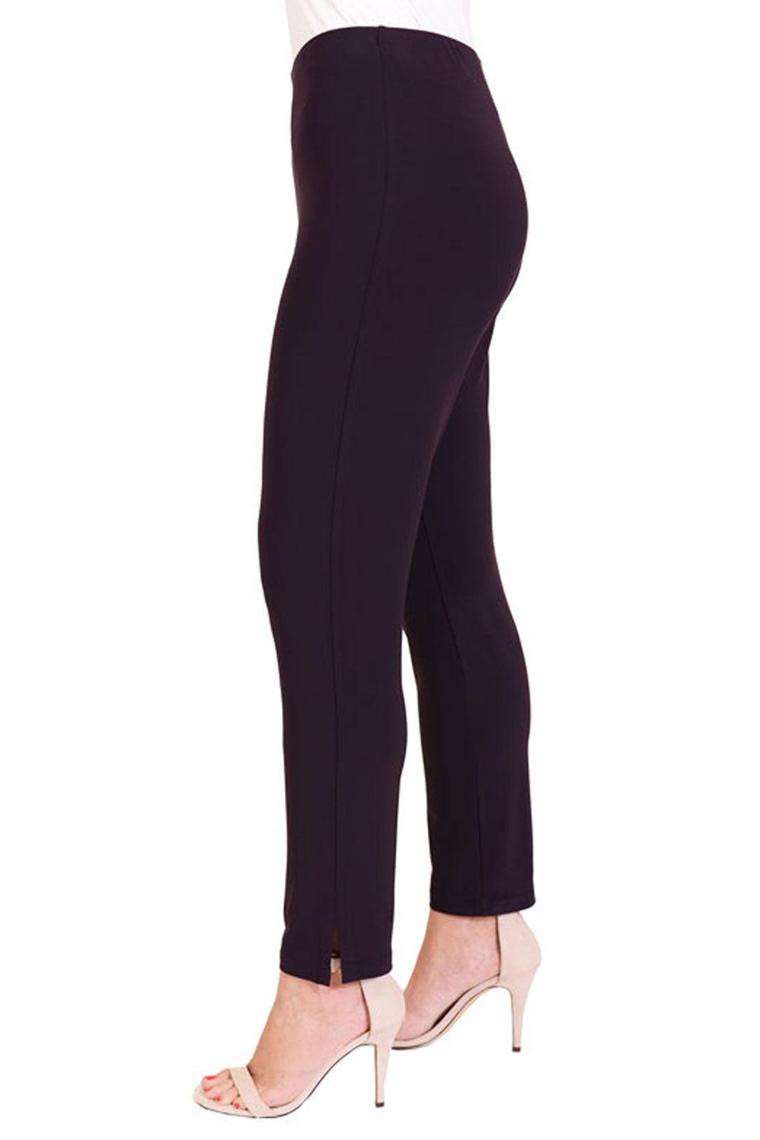 black narrow pants