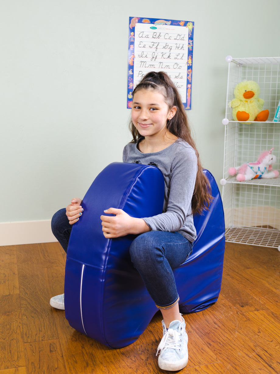 Bouncyband Comfy Therapeutic Inflatable Peapod Sensory Chair For Kids —  Sports by Sager