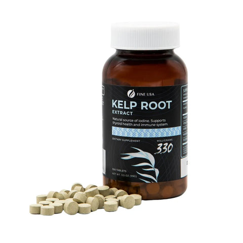 kelp root extract natural iodine thyroid supplement