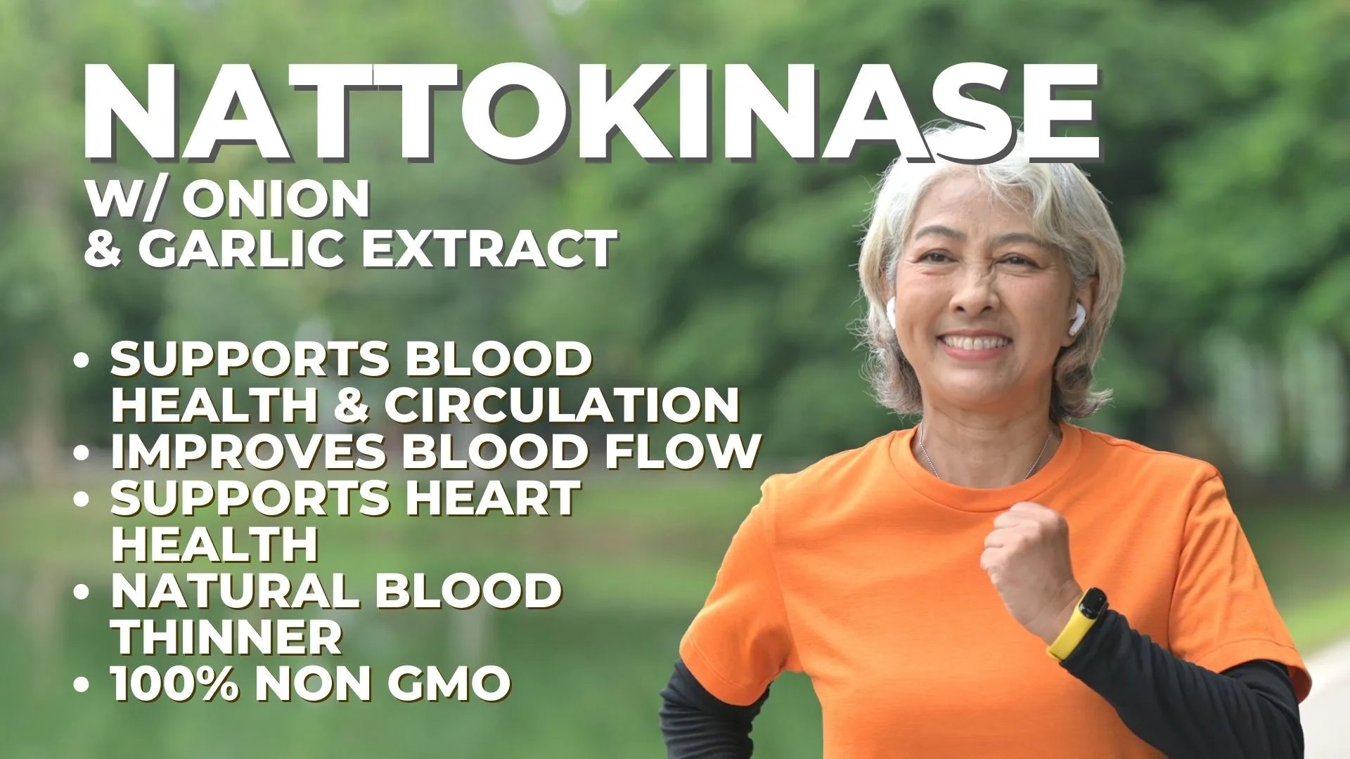 nattokinase 2000fu for blood health, circulation and heart health