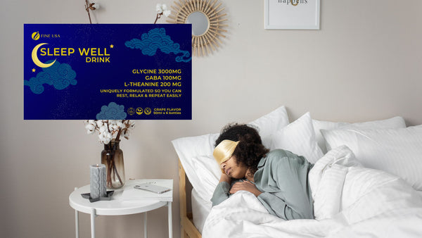 Sleep Well by Fine USA - Natural Sleep Aid for Healthy Sleep