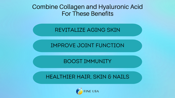 combined collagen and hyaluronic acid benefits with fine usa hyaluron and collagen