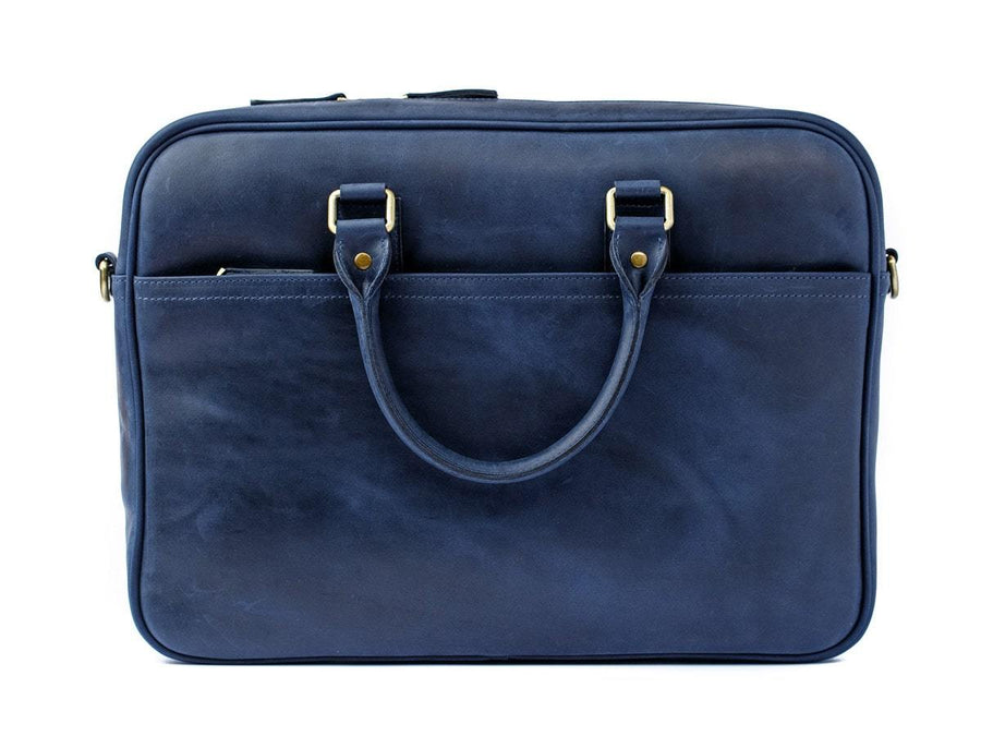 crazy horse leather briefcase