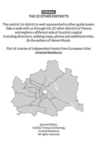 Backside of book VIENNA. THE 22 OTHER DISTRICTS