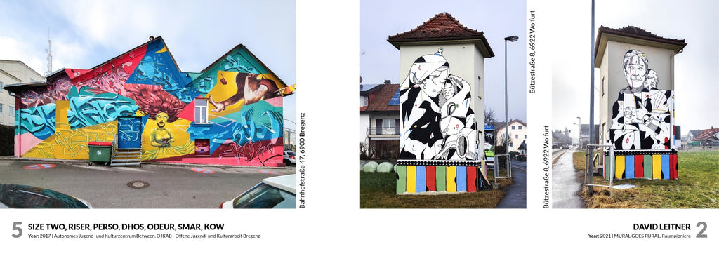 Bregenz & Wolfurt Street Art Guide Austria