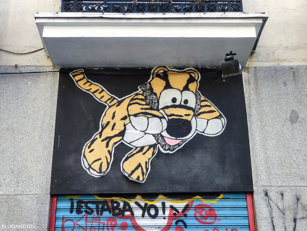 Blooandtiti Madrid Street Art Work