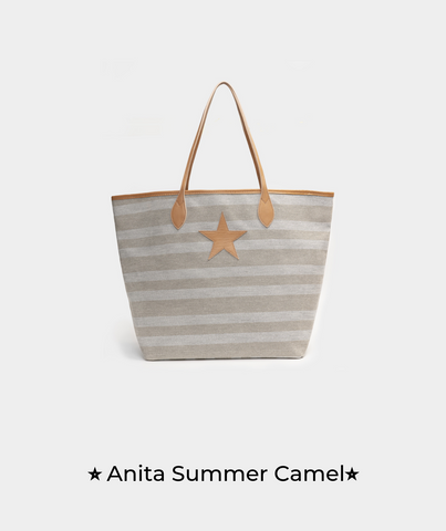 Anita Summer Camel - Marks & Angels - Borse Artigianali by Alessia Marcuzzi 