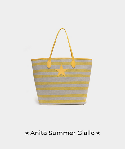 Anita Summer Giallo - Marks & Angels - Borsa Made in Italy by Alessia Marcuzzi