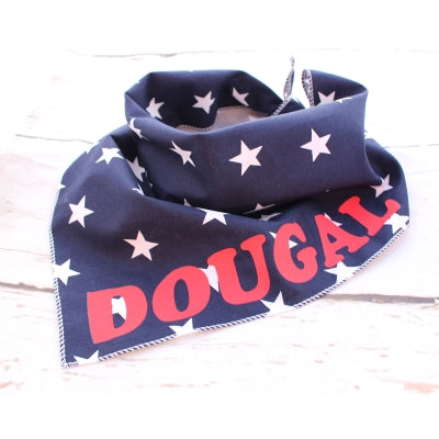 personalised dog neckerchief