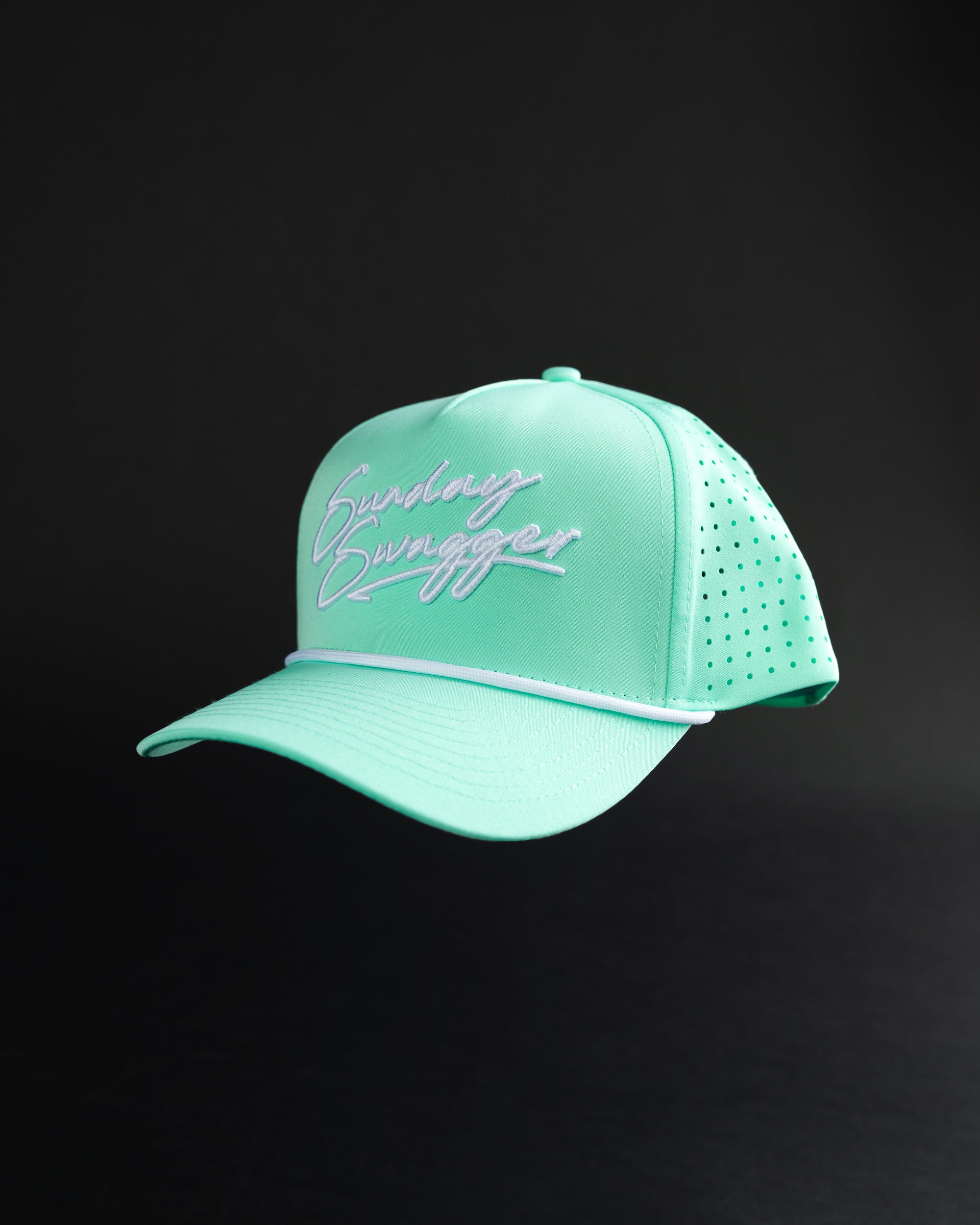 Image of Swagger Snapback Hat - Seafoam