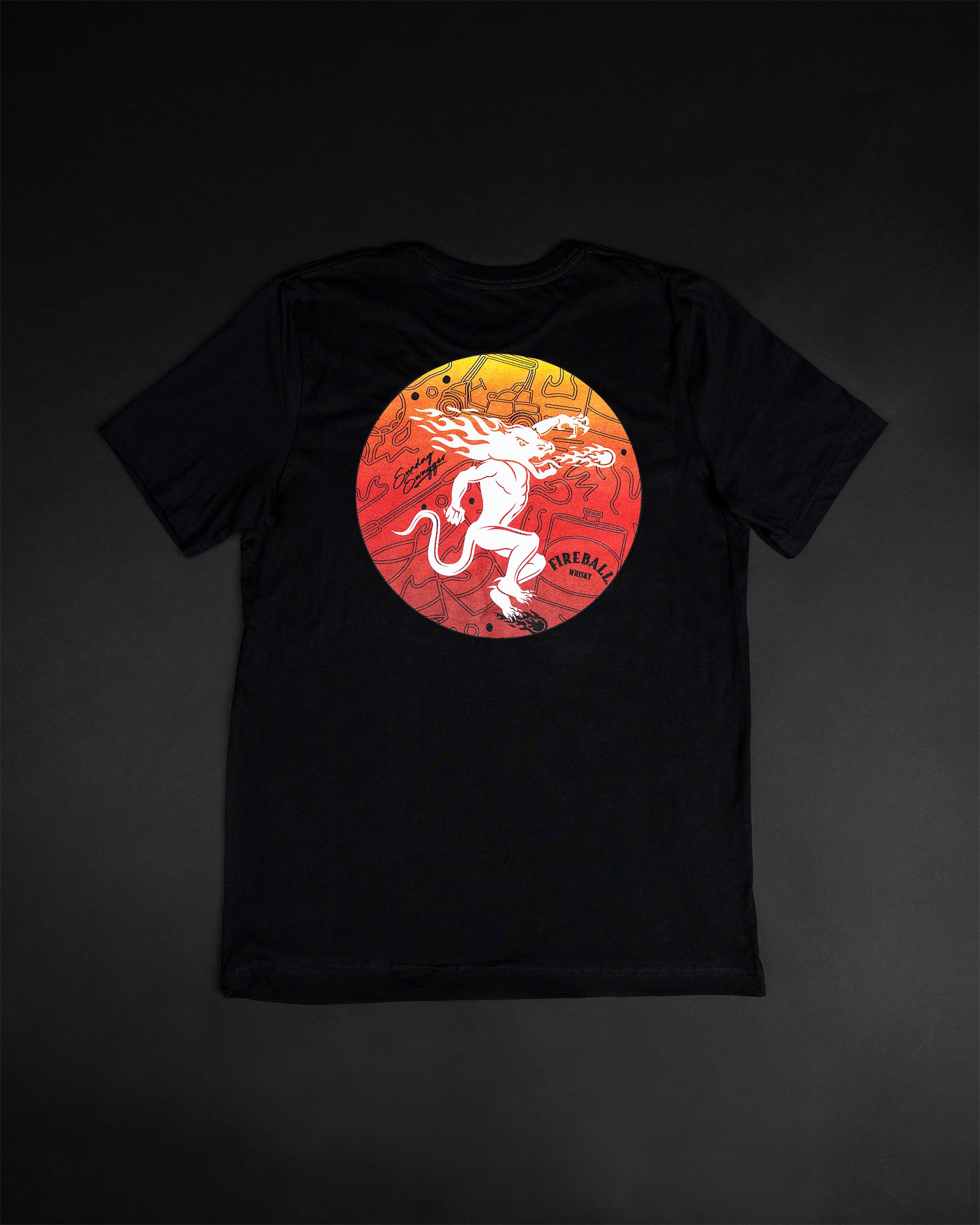 Image of Fireball T-Shirt - Black (S Only)