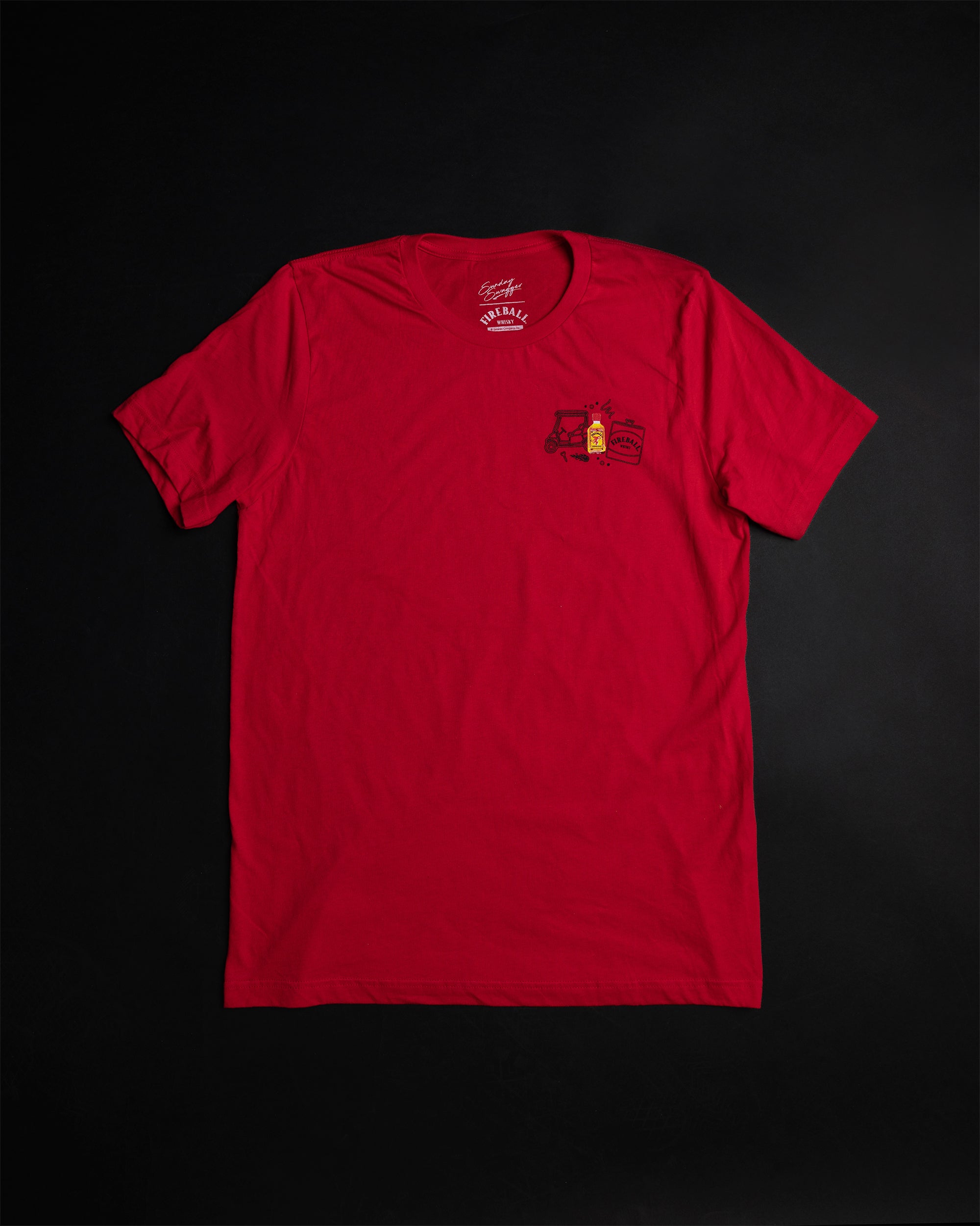 Image of Fireball T-Shirt - Red (S-L Only)