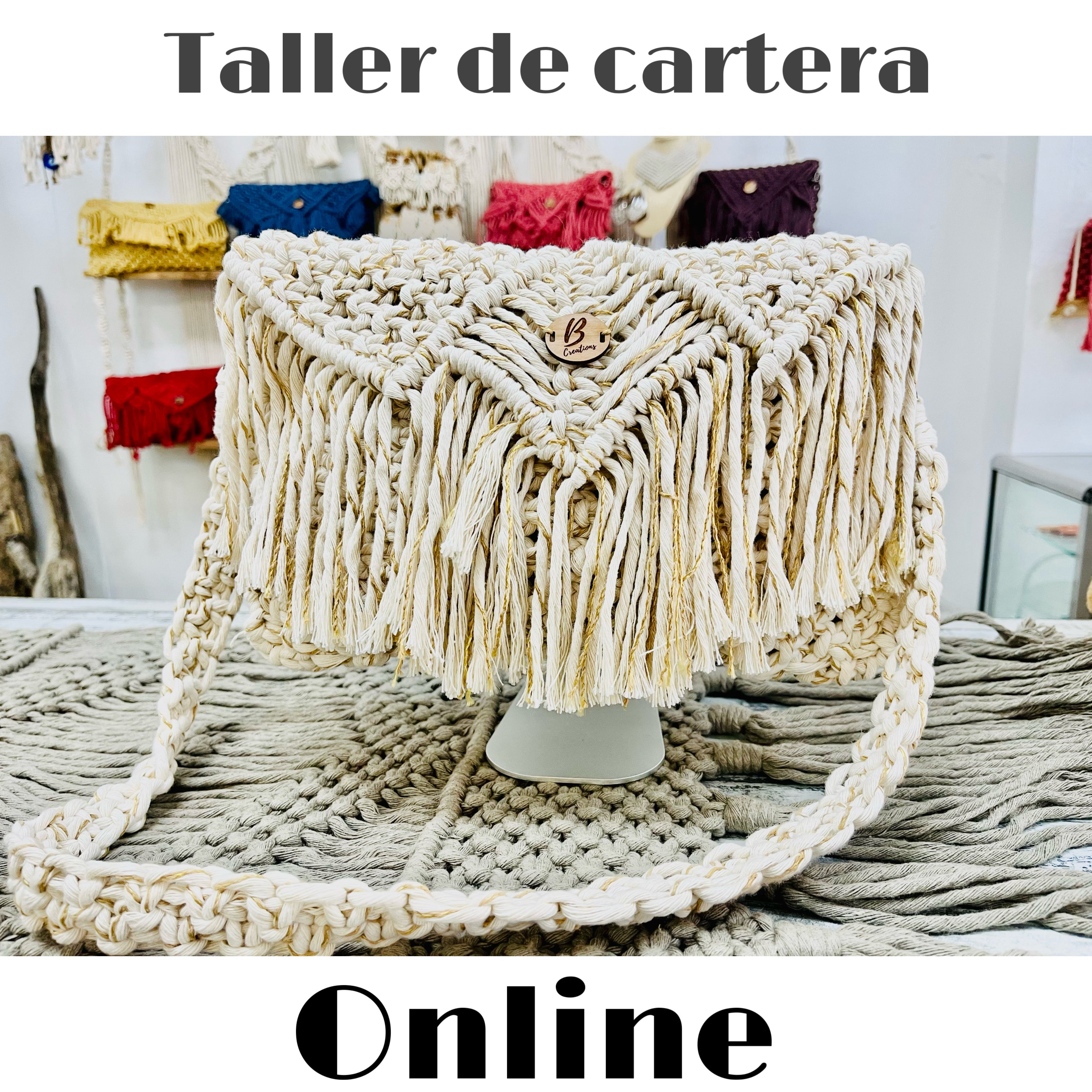Cartera en Macramé taller