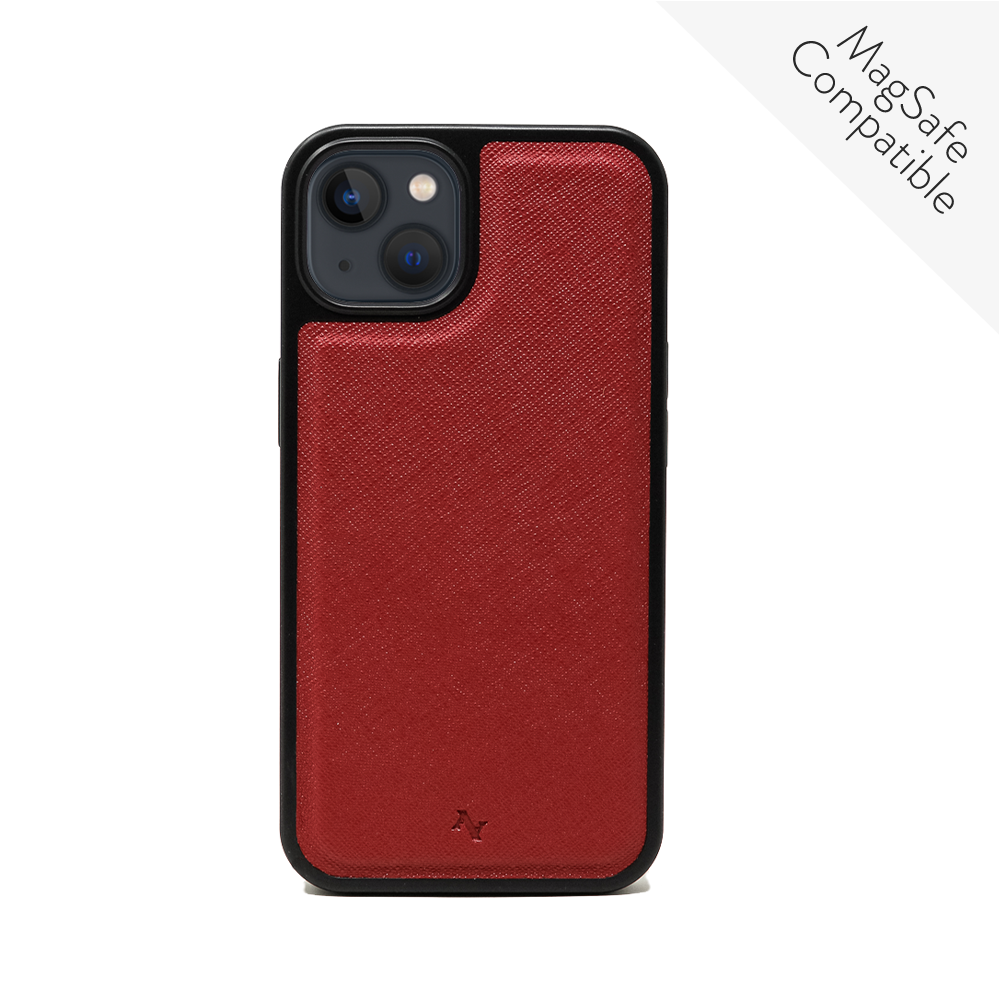 MAAD Classic - Red IPhone 13 Leather Case