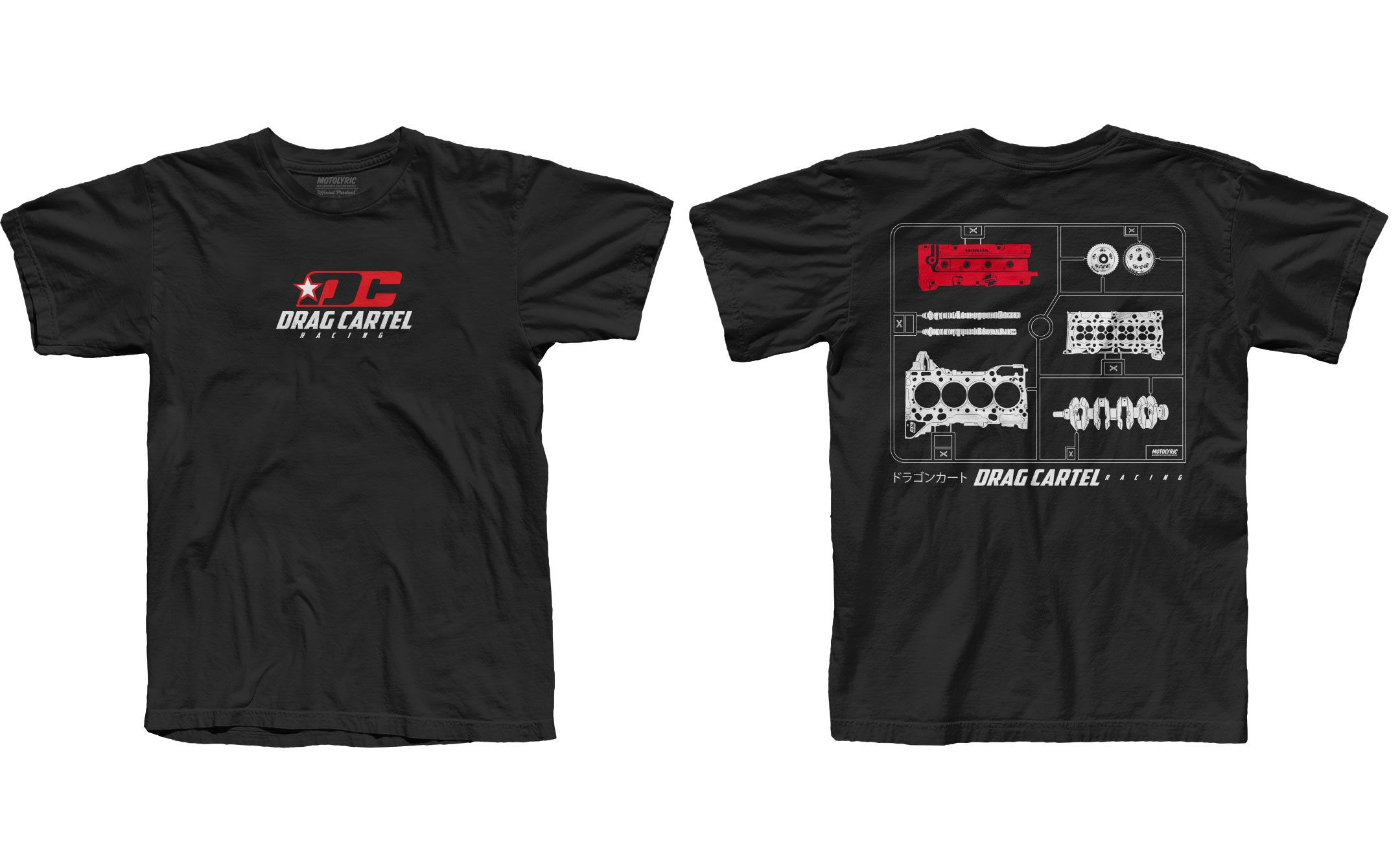 MODEL K-Series engine PARTS T-SHIRT – dragcartel