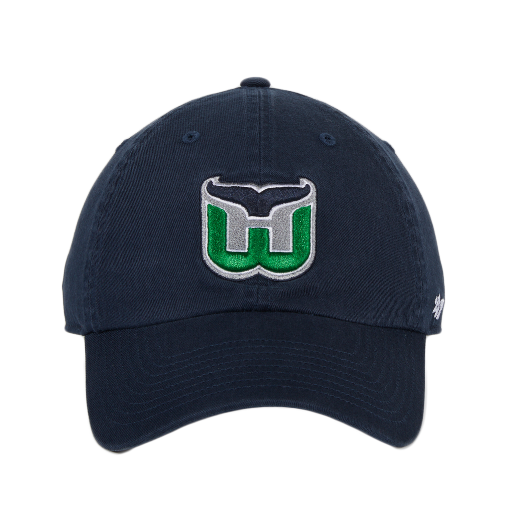 NWT Hartford Whalers 47 Brand Vintage Hockey Mesh Trucker Snapback Hat Cap  NHL