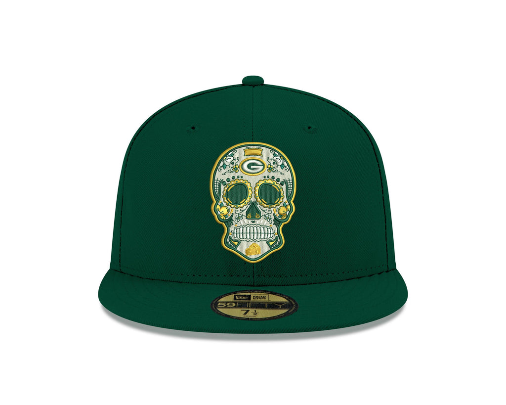 green bay skull cap
