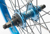 eastern bikes buzzip rear wheel professional bmx wheel blue anodized