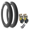 Throttle 20" x 2.4" Tire and Tube Repair Kit Black/White - 2 pack