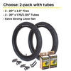 Atom 20" x 2.3" Tire & Tube Repair Kit - 2 Pack