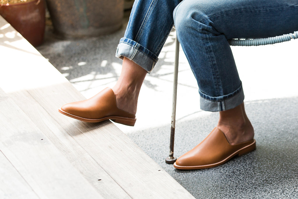 adra leather mules