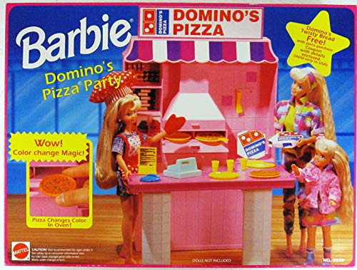 Barbie Domino's Pizza Party Playset (1993 Arcotoys, Mattel) Lucky