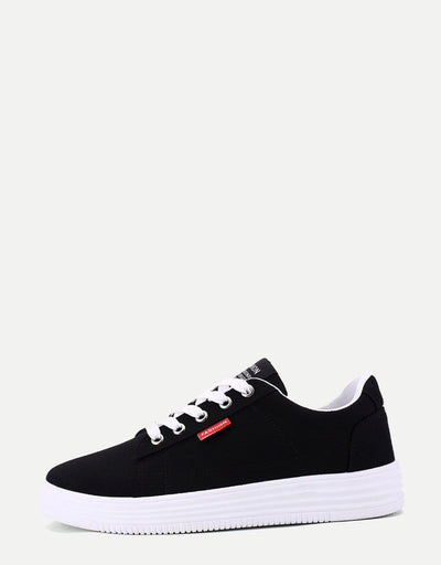 Lace Up Low Top Sneakers