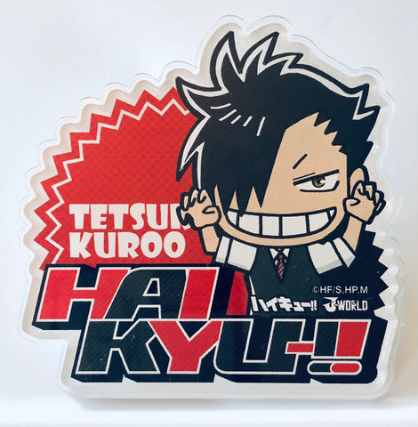 Kuroo Tetsurou Acrylic Badge Haikyuu In J World Tokyo Jadeduo S Shop