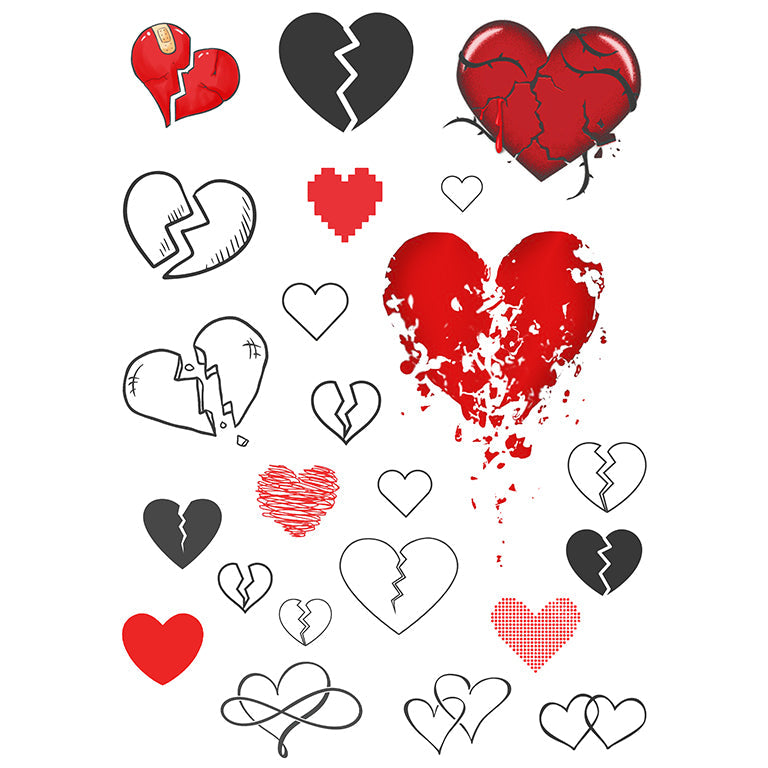Outline By Smashicons Broken  Family Heart Tattoo HD Png Download   905x11992727390  PngFind