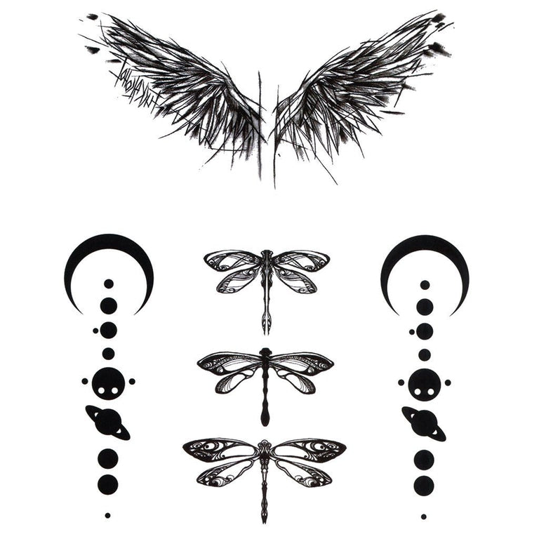 dragonfly wing back tattooTikTok Search