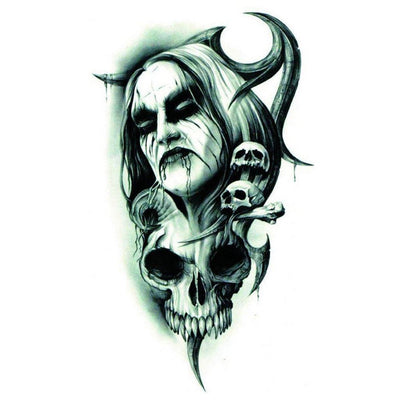 Tattoo uploaded by Joe  Demon skull via IG  jeremiahbarba  jeremiahbarba BioOrganic demon skull  Tattoodo