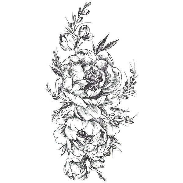 UPDATED 40 Peony Tattoos that Pop