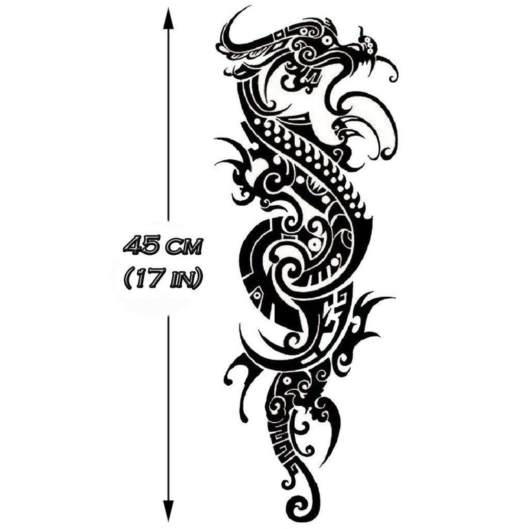 Polynesian Dragon Tattoo Design Daily Drawing 11  YouTube
