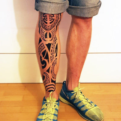 Jesses completed Leg Sleeve  Thunderbolt Tattoo  Piercing