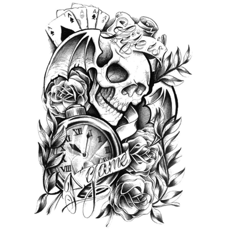 Felinho Life is a Game  Tattoos von TattooBewertungde