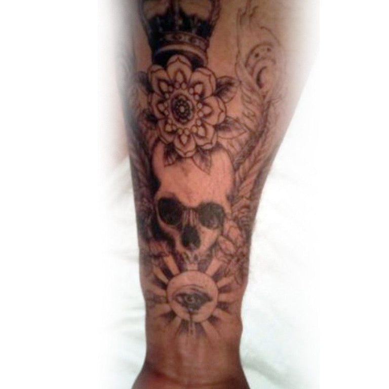 The Platinum Koi Tattoo Studio  A cool skull with glowing eyes by Errick  Long aka Rock rockplatinumkoi   Facebook