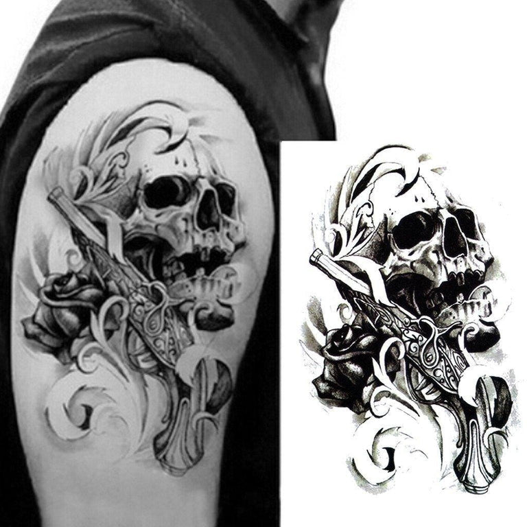 4 Classical Tattoo Guns Skull Skeleton RollerTattoo Machine For Liner  Shader  eBay